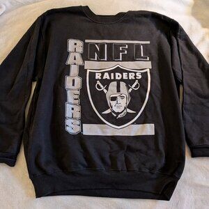 RAIDERS NFL SWEATSHIRT Football Merch Shirt Team Rated Mens XL Extra Large